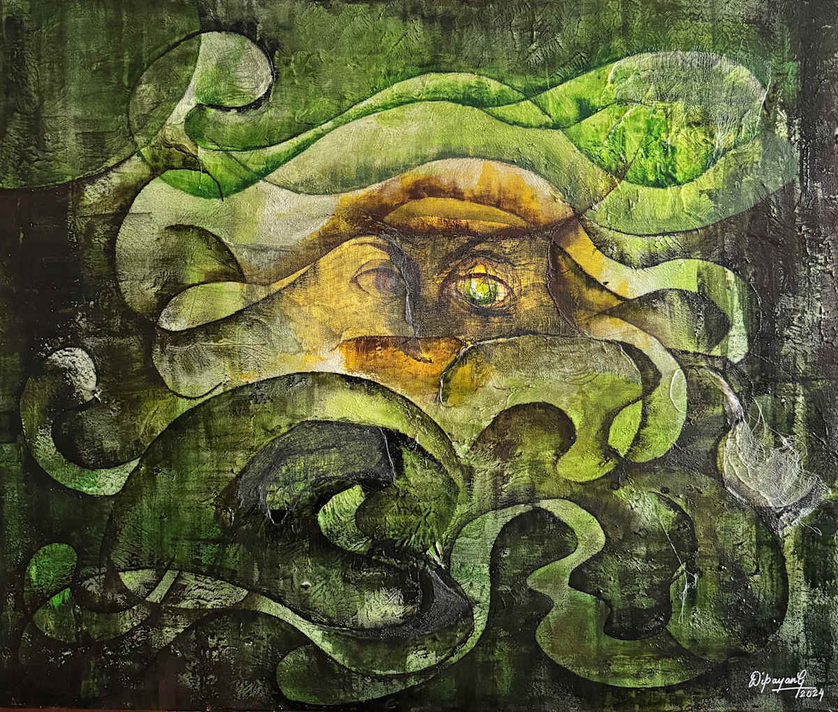 Matsarya (Envy) from the series "Dasagriva" by DIPAYAN GHOSH 