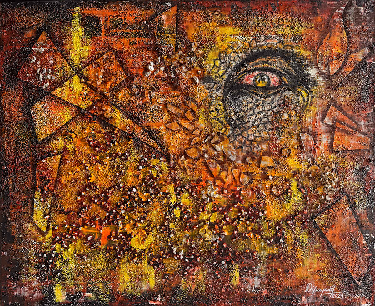 Krodha (Wrath), from the series Dasagriva by DIPAYAN GHOSH 