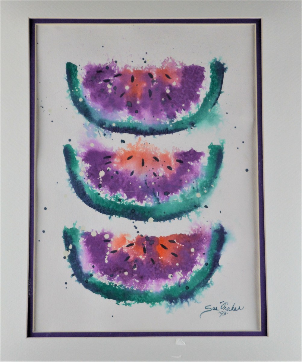 "watermelon" by Sue Fraker 