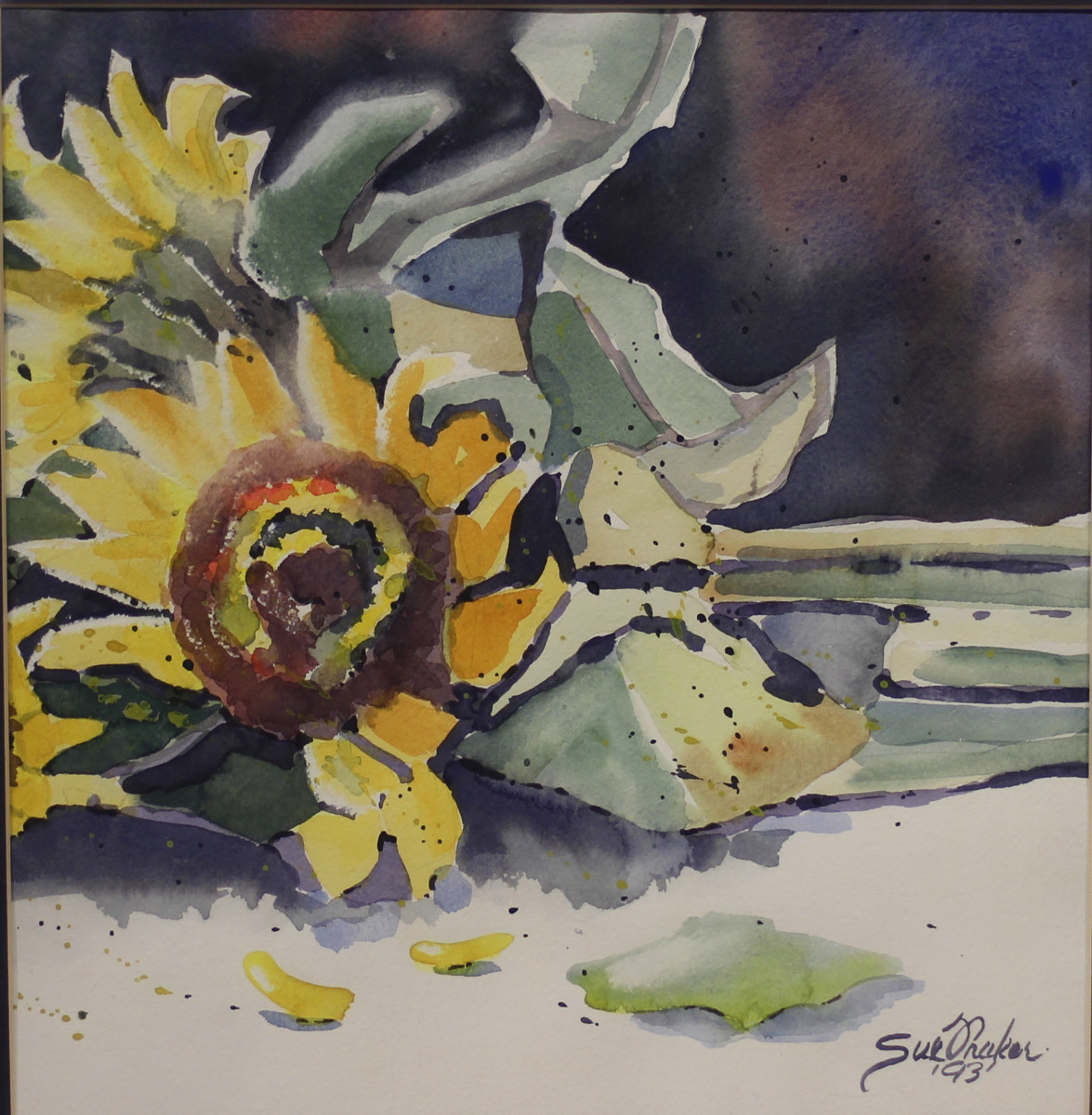 Broken Sunflower by Sue Fraker 