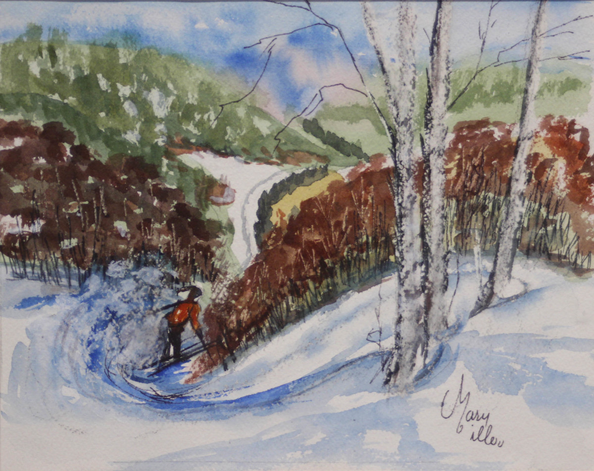 Skiing by Mary Miller, Image 1.