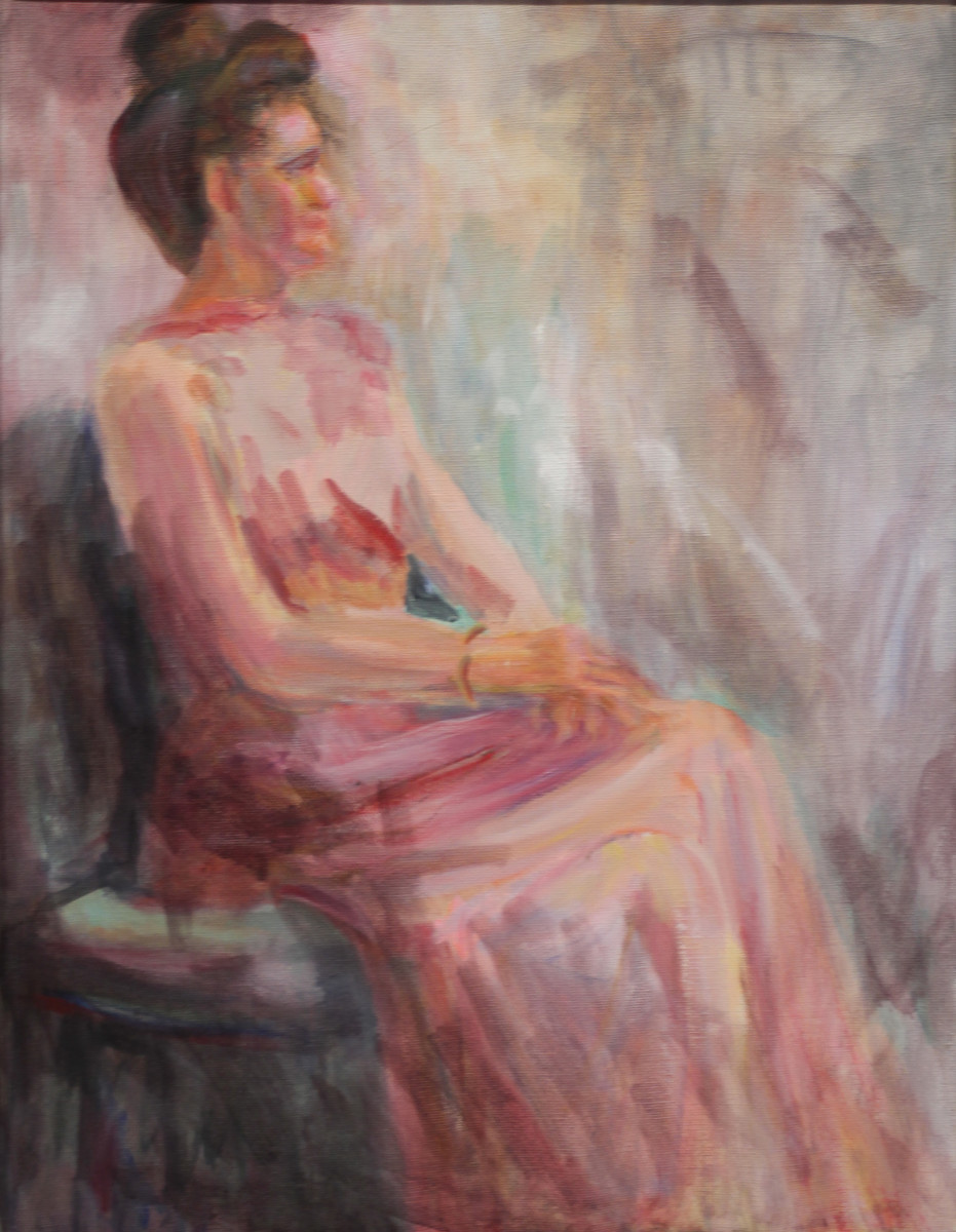 Woman in Formal Dress by Catherine Smith 