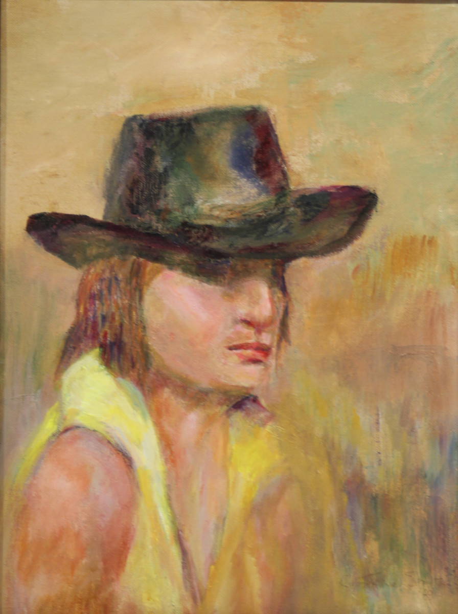 Woman in Hat by Catherine Smith 