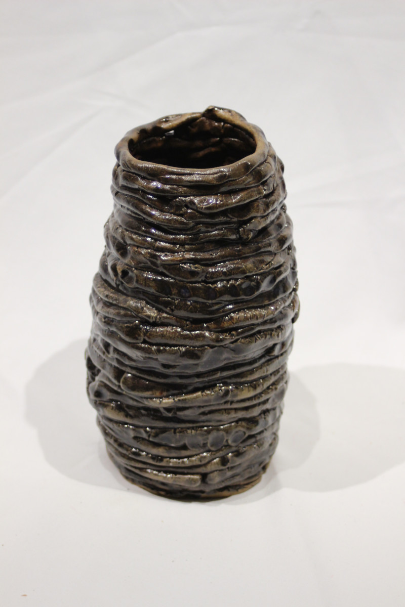 Black Coil Pot by Jean Spreen 
