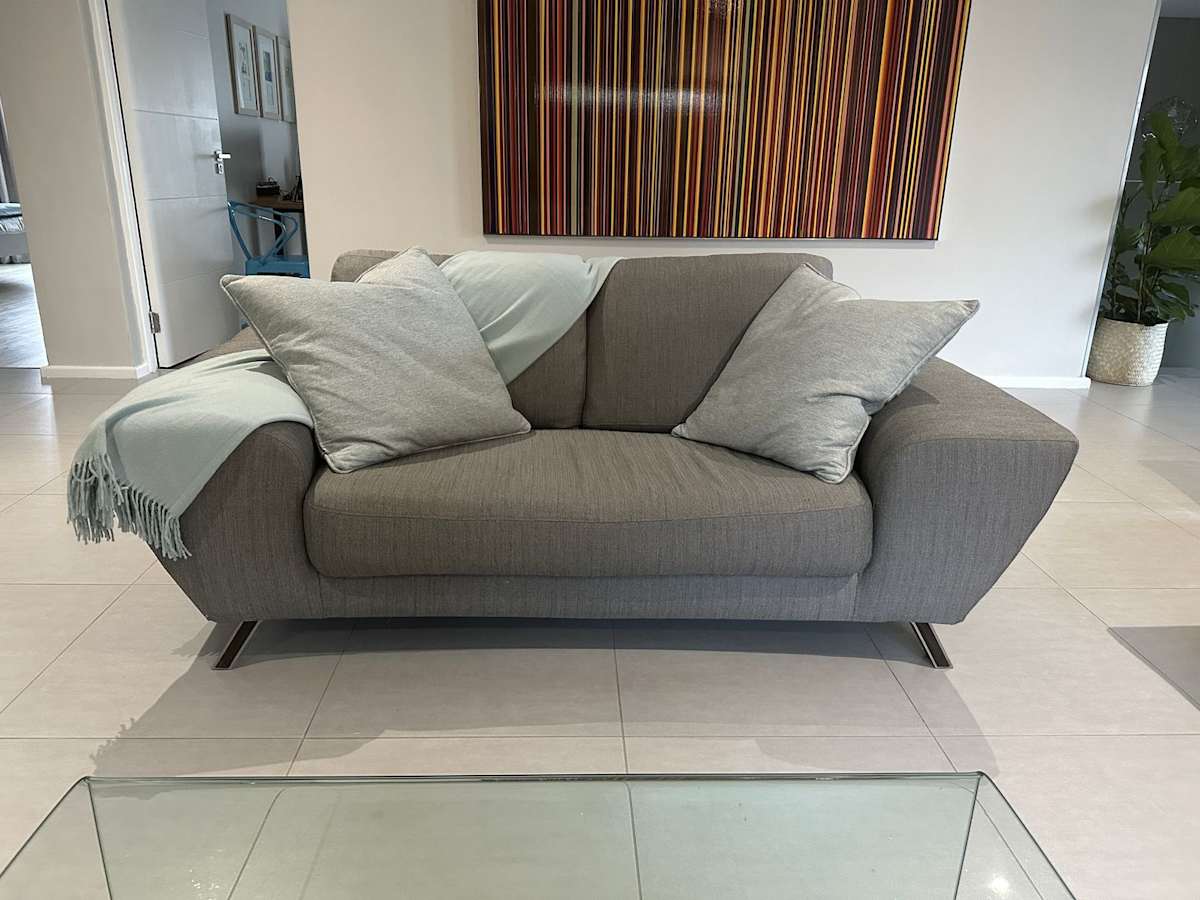 Natuzzi Italia grey couch by Natuzzi Italia, Image 1.