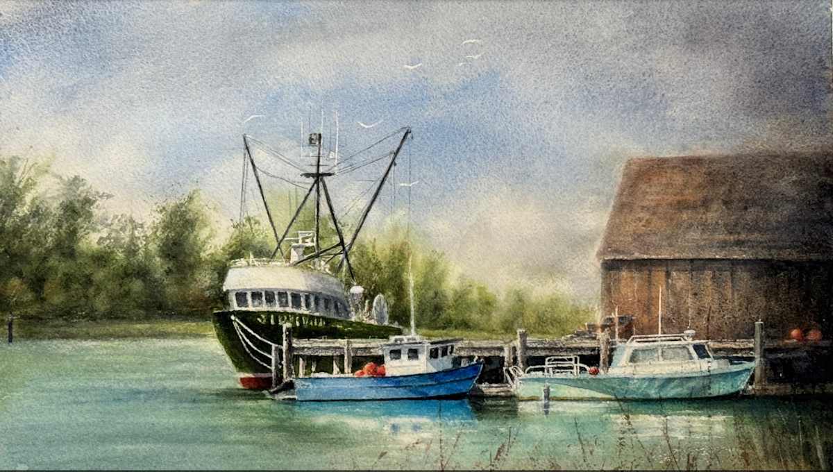 Steveston Boats by Judy Hazel, Image 1.