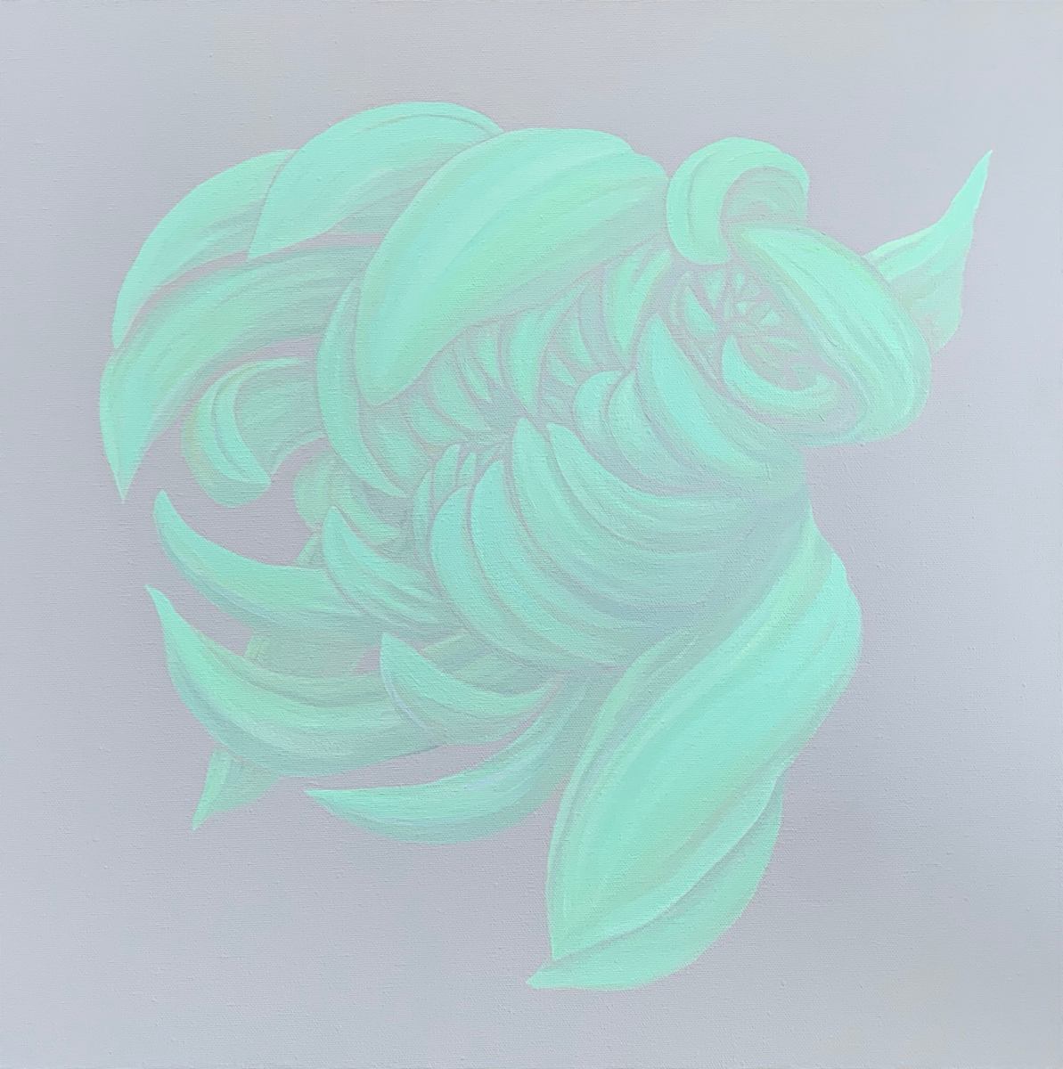 Chiffon III by Nicci Sevier-Vuyk  Image: Chiffon III, acrylic pop art floral painting