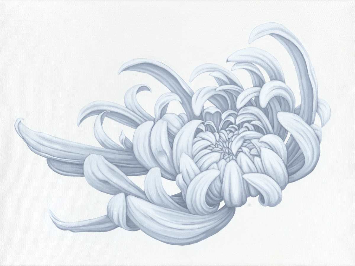 Eccentric Elegance II by Nicci Sevier-Vuyk  Image: Eccentric Elegance II, acrylic pop art floral painting