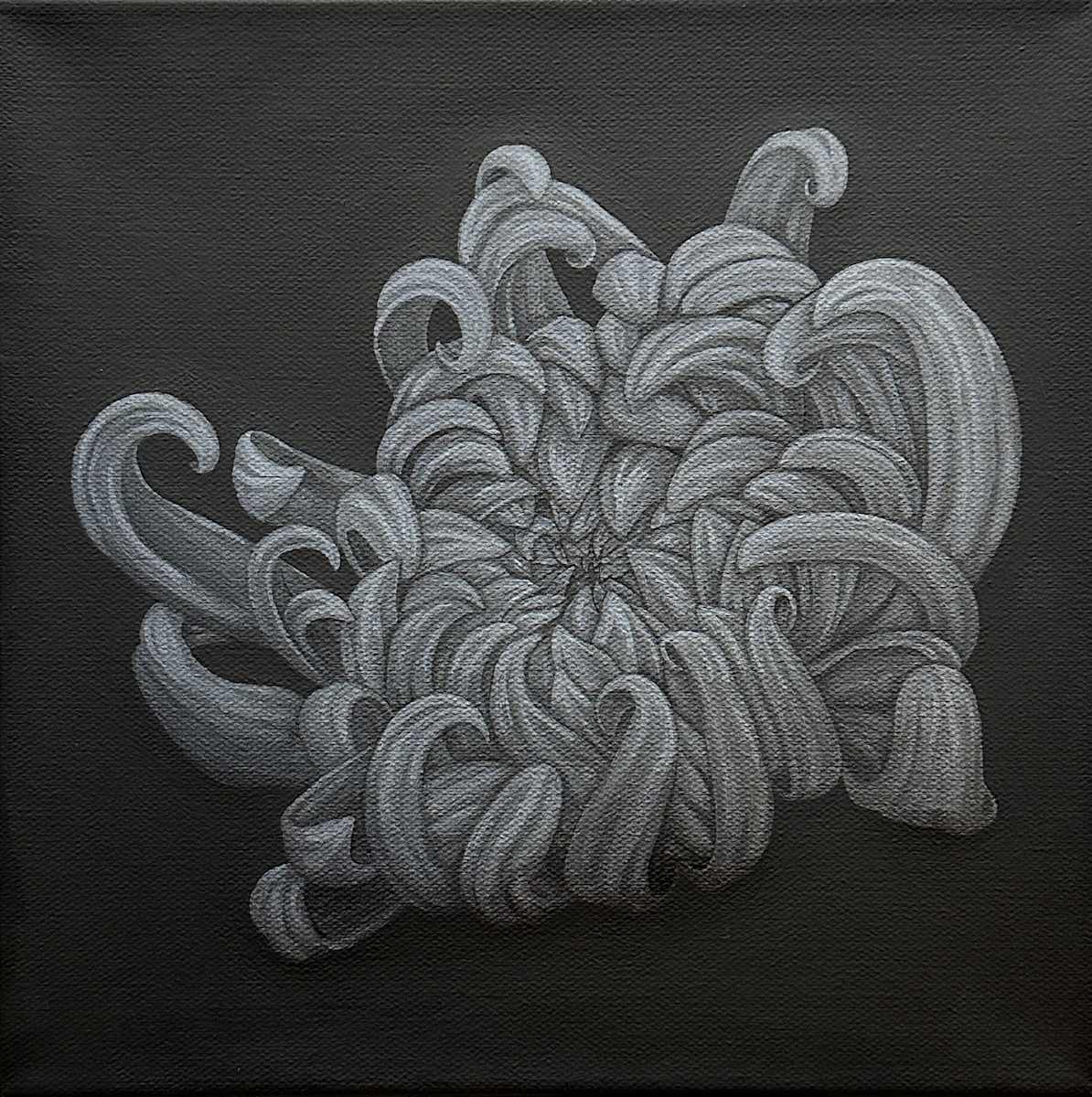 Glowing Mercury I by Nicci Sevier-Vuyk  Image: Glowing Mercury I, acrylic pop art floral painting