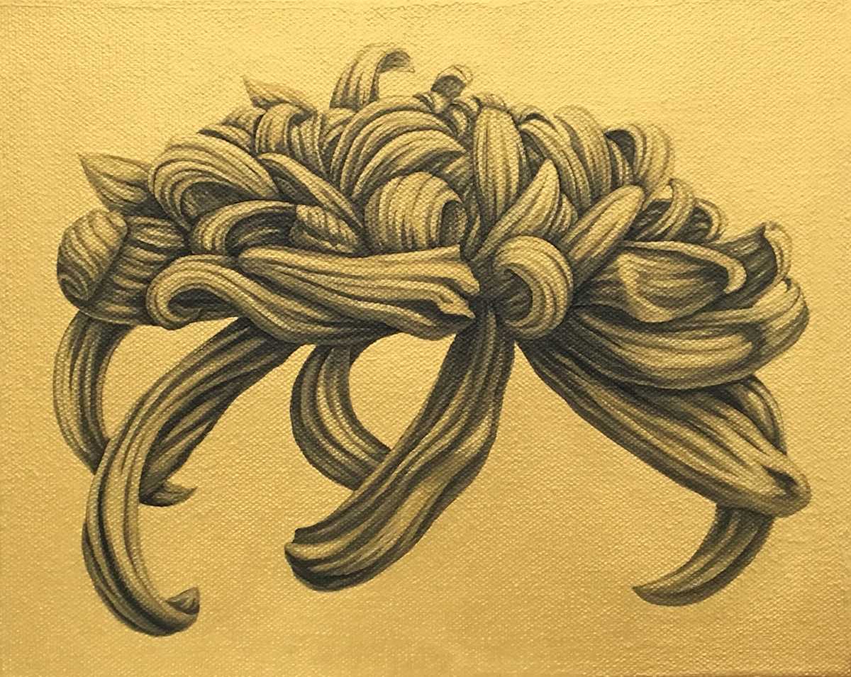 Lustrous Anarchy III by Nicci Sevier-Vuyk  Image: Lustrous Anarchy III, acrylic pop art floral painting