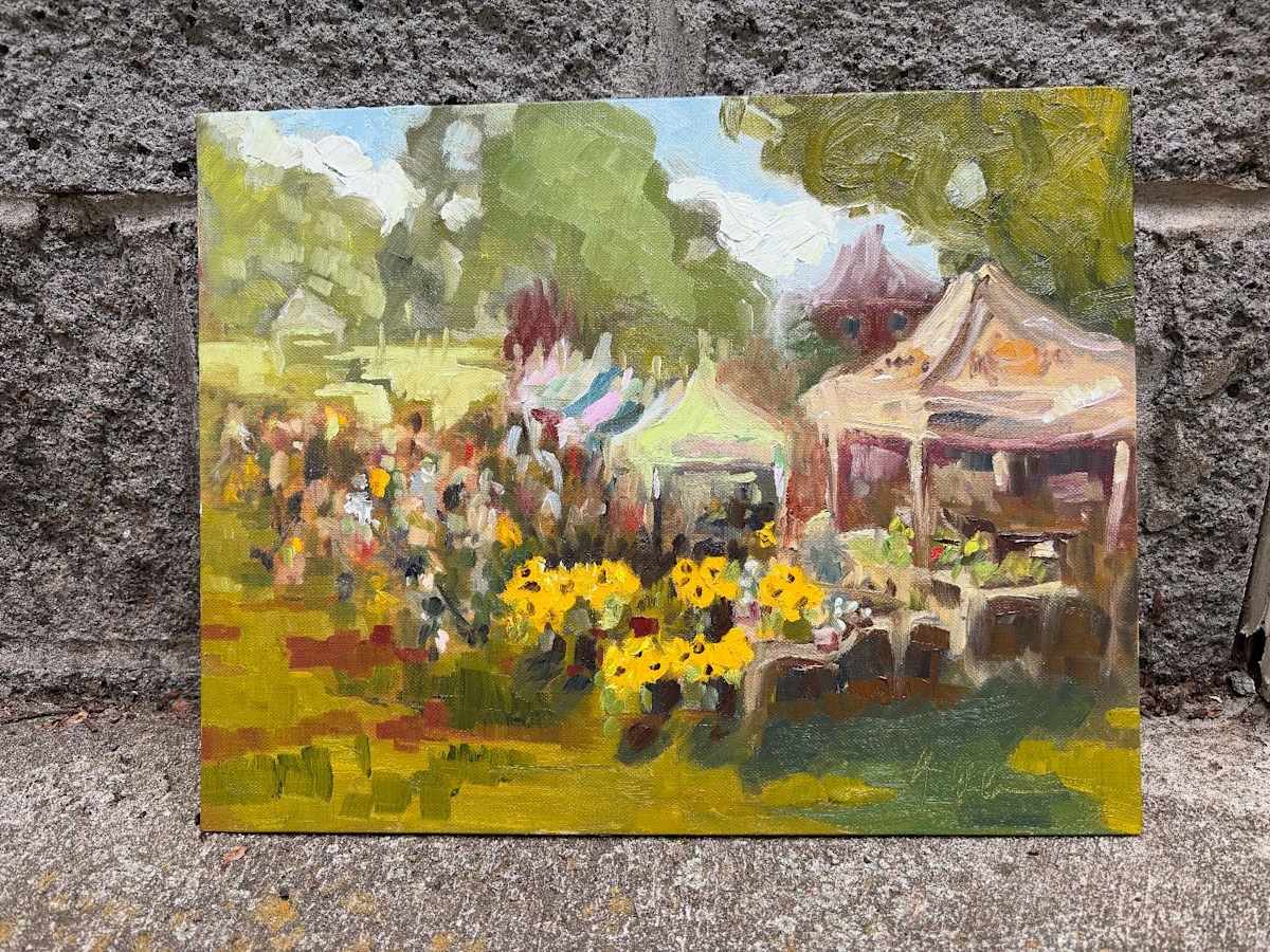 Saturday Farmers Market by Amanda Wilson 