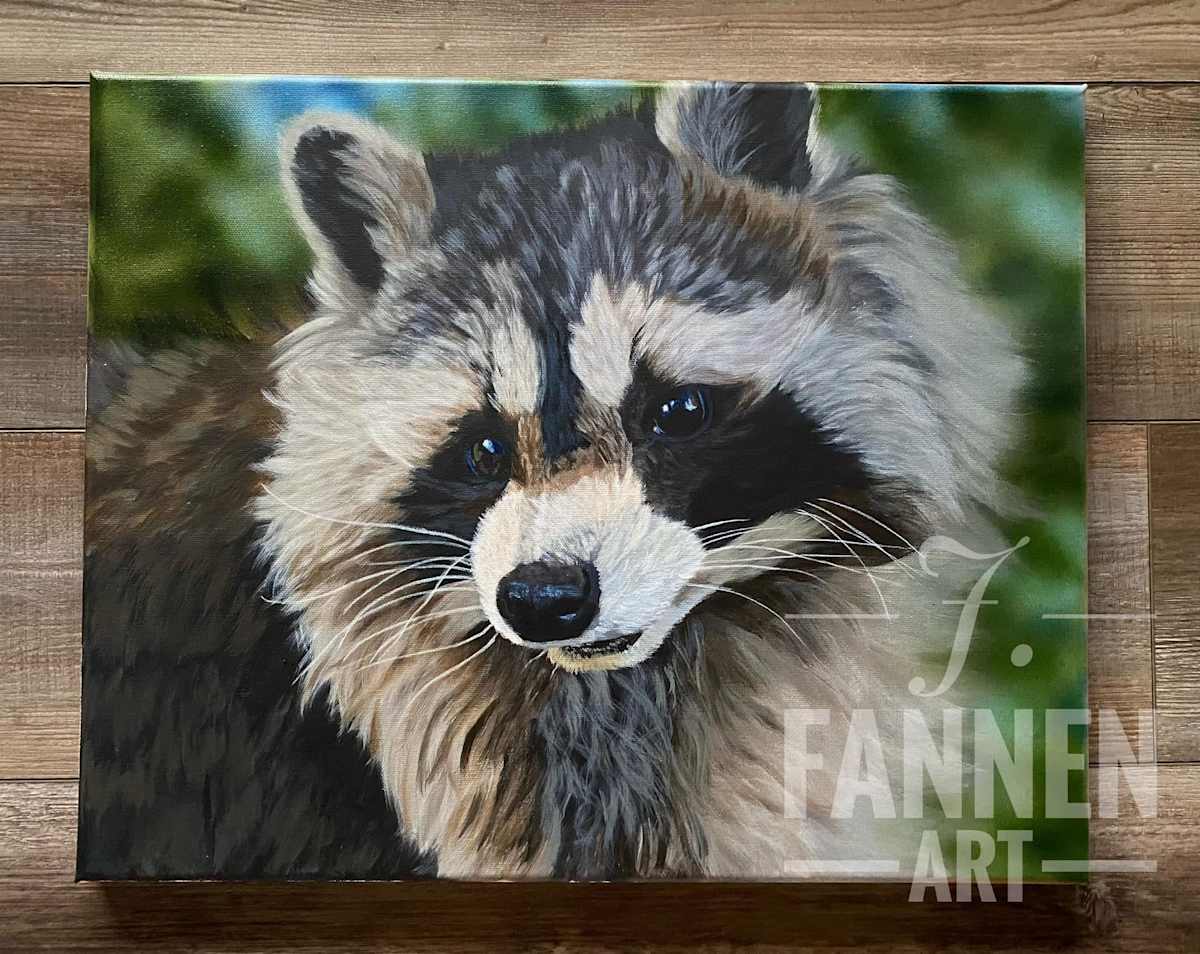 Raccoon by Jennifer Fannen, Image 1.