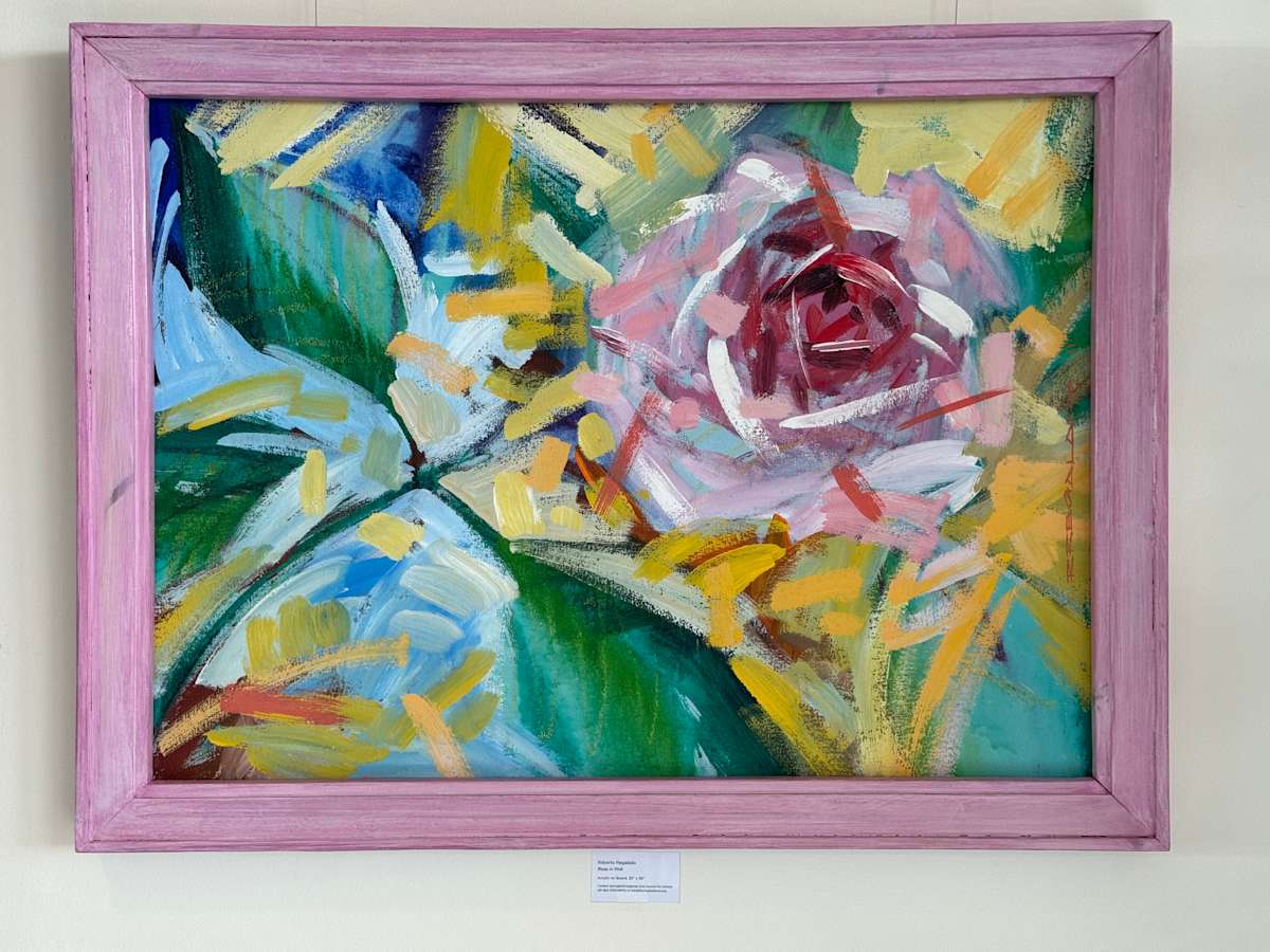 "Rose in Pink" by Roberto Regalado by Claire Utley 