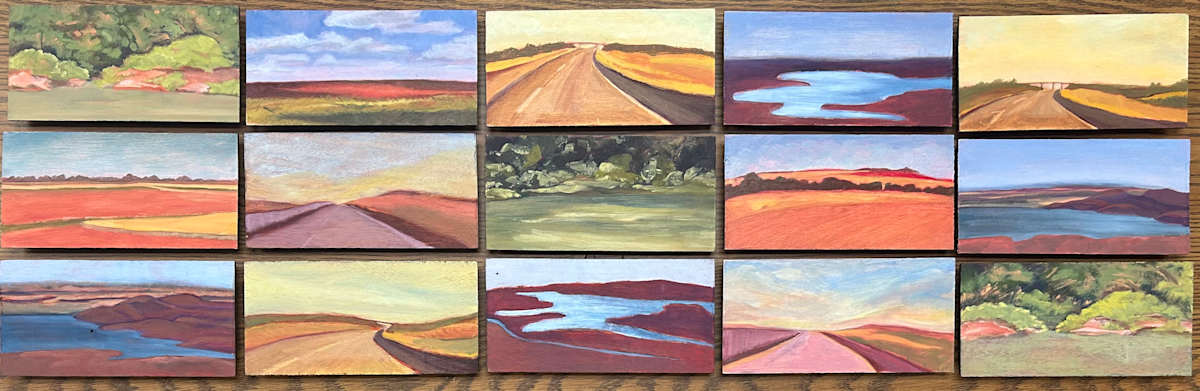 My Oklahoma Landscape: Group 2 by Patti Morgan, Image 1.
