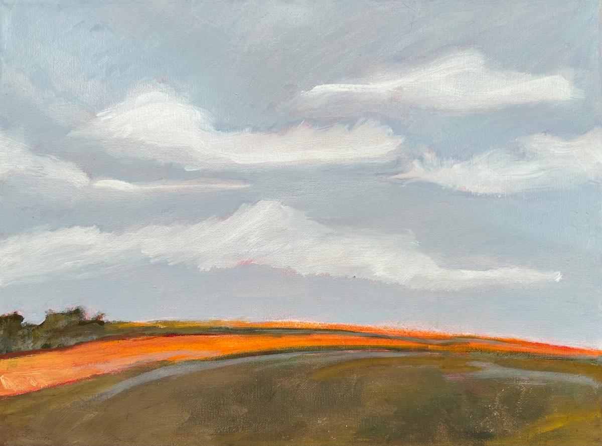 Oklahoma Field Triptych 3/3 by Patti Morgan, Image 1.