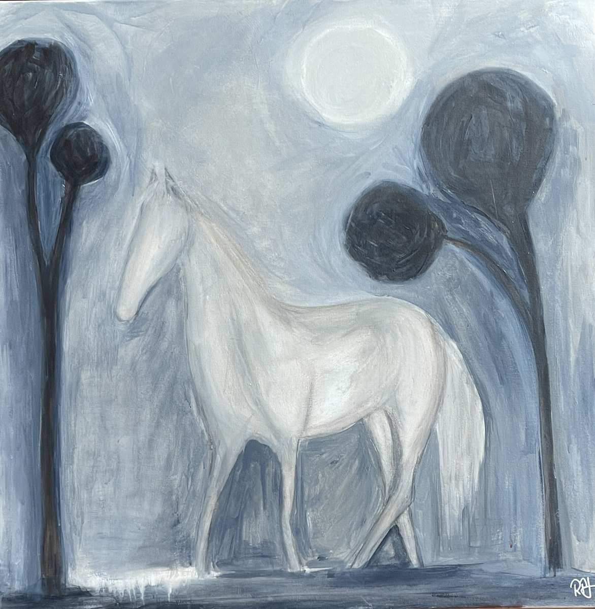 Moonscape Equine Essence by robyn parker feehan 