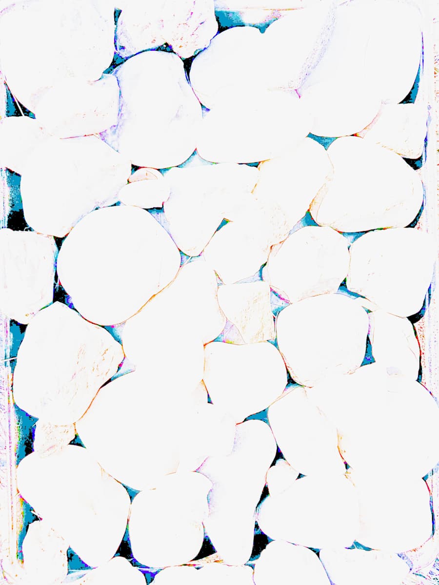 The Space Between the Bones (River Rocks - Turquoise) by Christine Blankenship, Image 4.