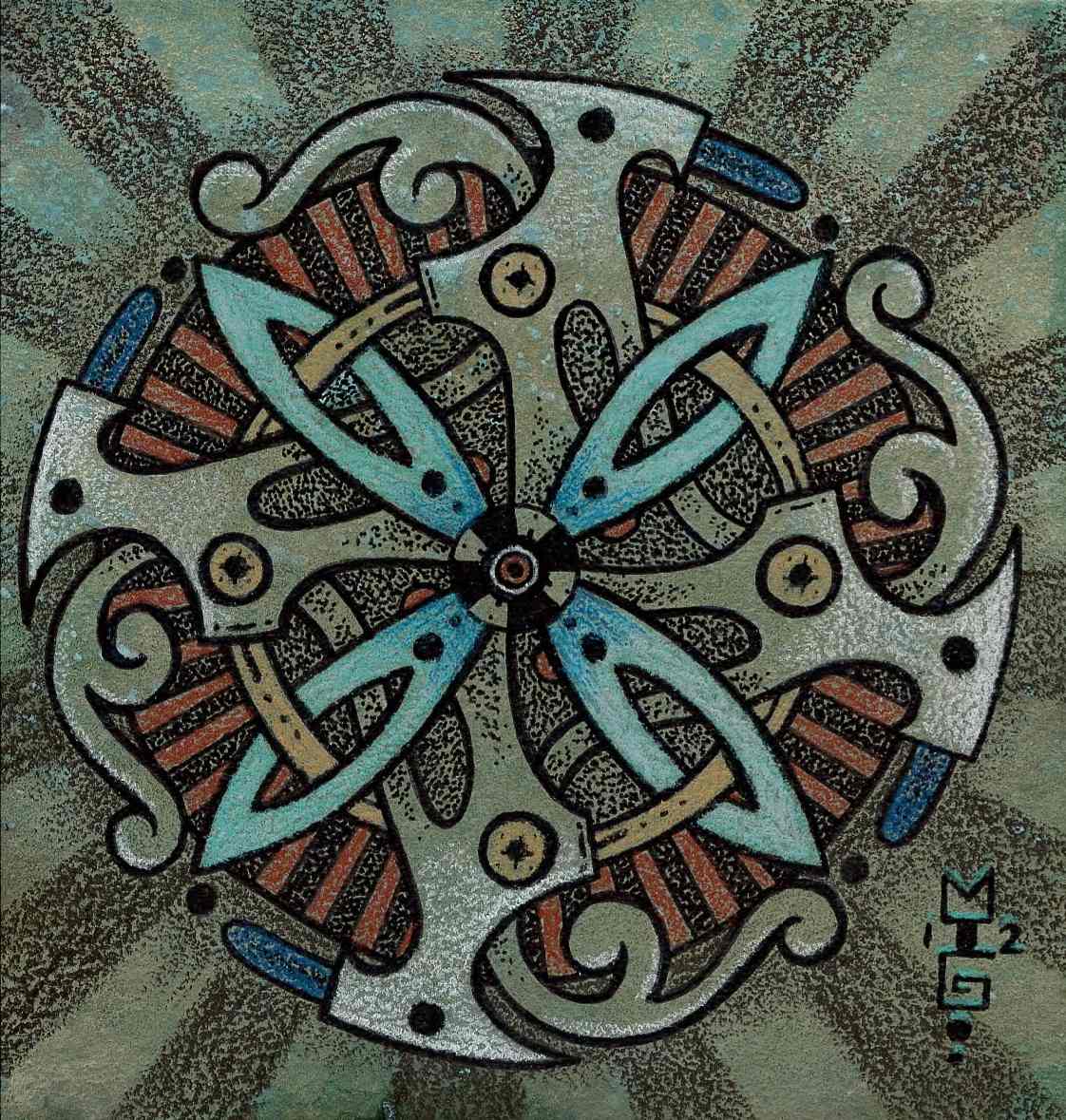 Ferris Burst Mandala by Michael T. Gardner, Image 1.