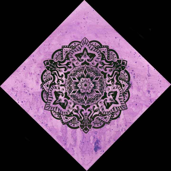 Purple Mandala by Michael T. Gardner 