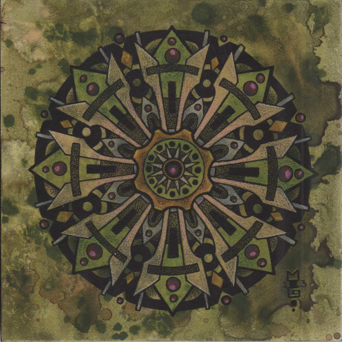 Lily Pad Mandala by Michael T. Gardner, Image 1.