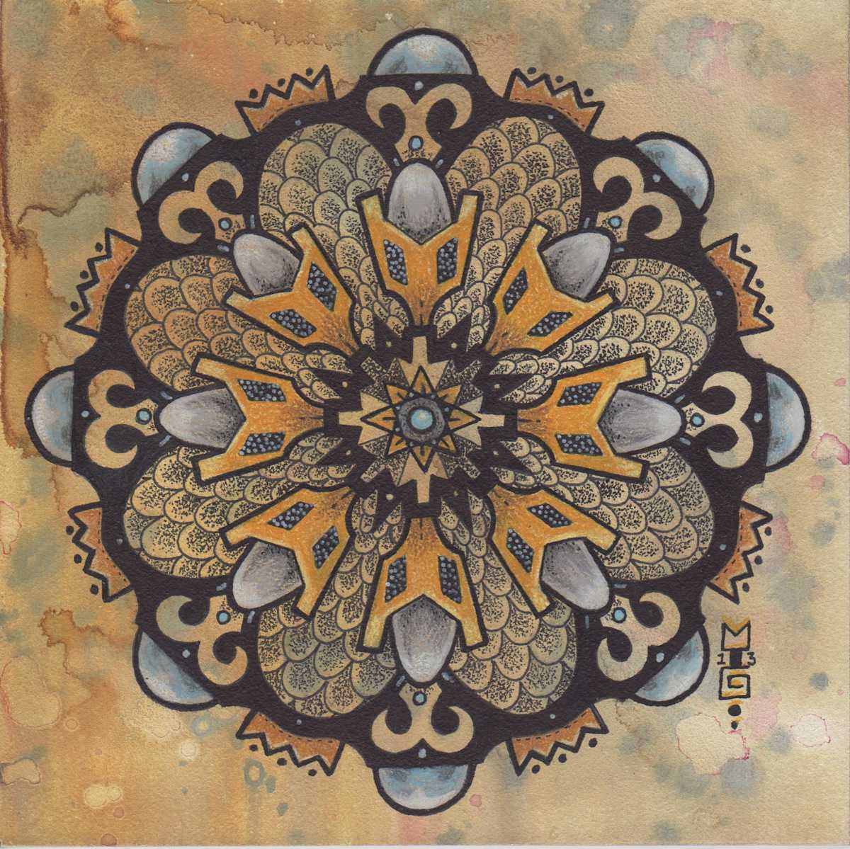 Royal Pearl Mandala by Michael T. Gardner 