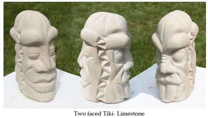 Two Faced Tiki by Michael T. Gardner, Image 1.