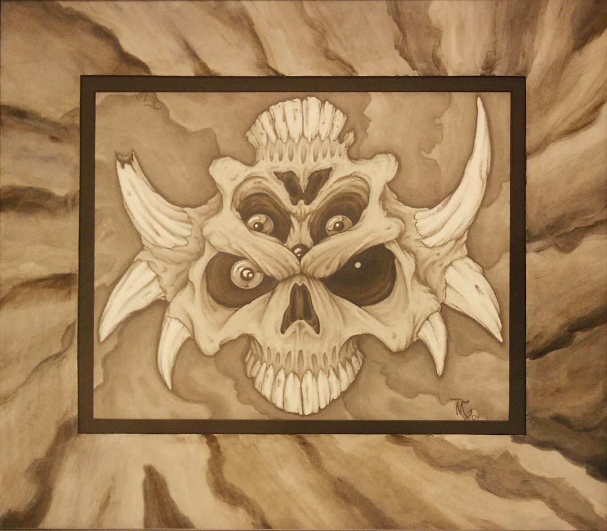 Double Skully by Michael T. Gardner, Image 1.