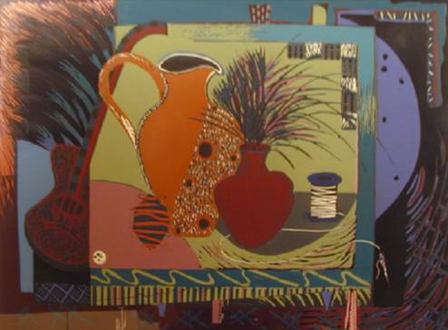 Studio Table with Objects by Kacey Joyce, Image 1.