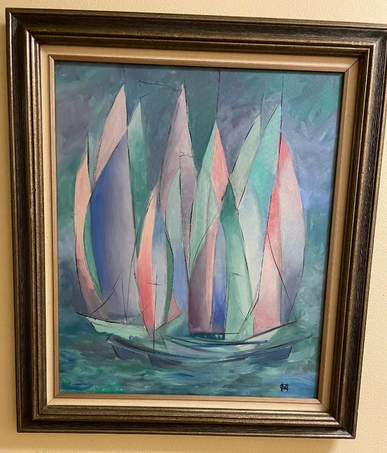 Sunset Sails by Marian Clark, Image 1.