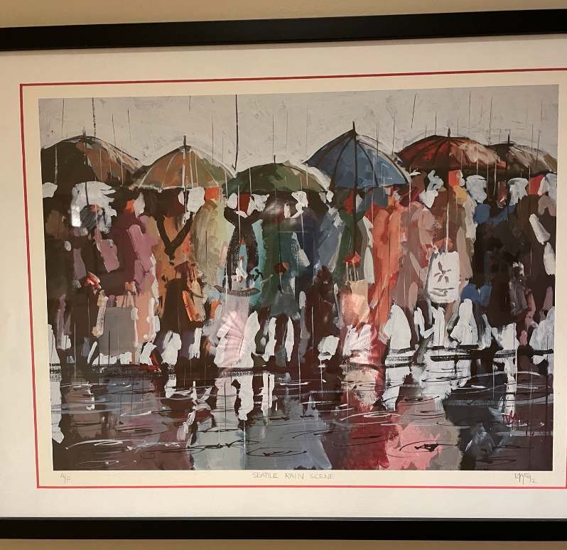 Seattle Rain Scene by Danny Mayes, Image 1.
