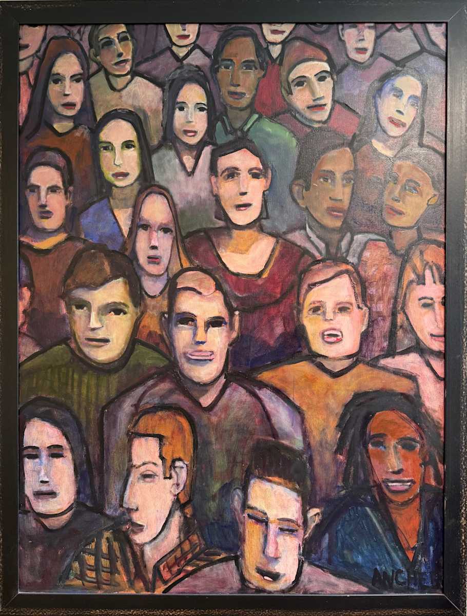 The Crowd by Edward Ancher Nelson, Image 1.