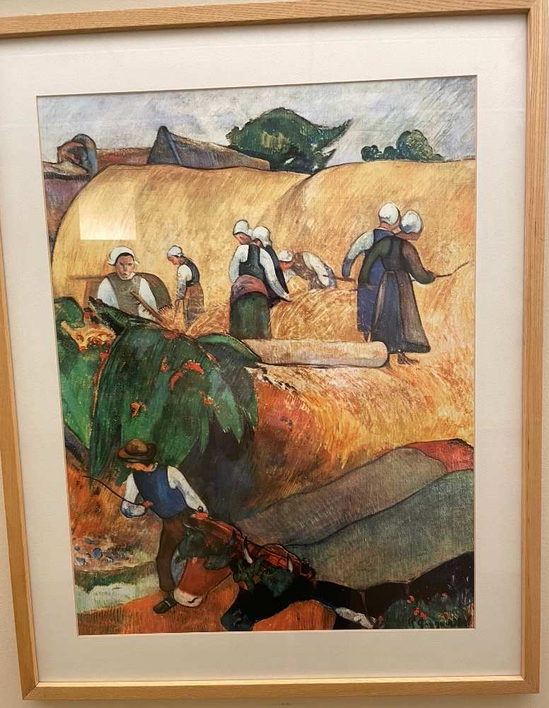 Haymaking (Reproduction) by Paul Gauguin, Image 1.