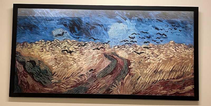 Wheat Field and Crows (Reproduction) by Vincent Van Gogh, Image 1.