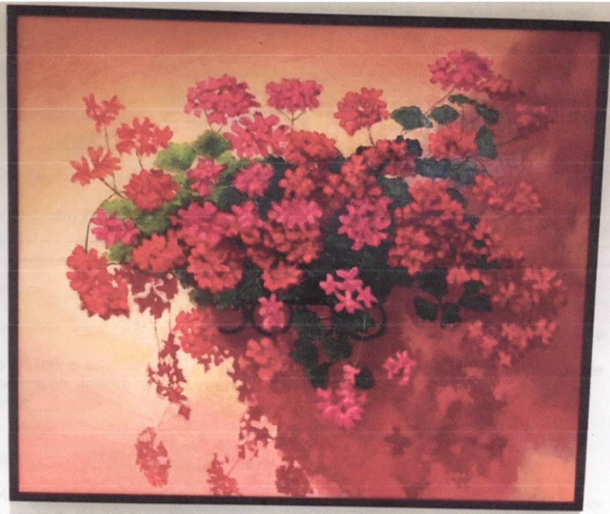 Gerani Rossi (Red Geraniums) by Marian Dioguardi, Image 1.