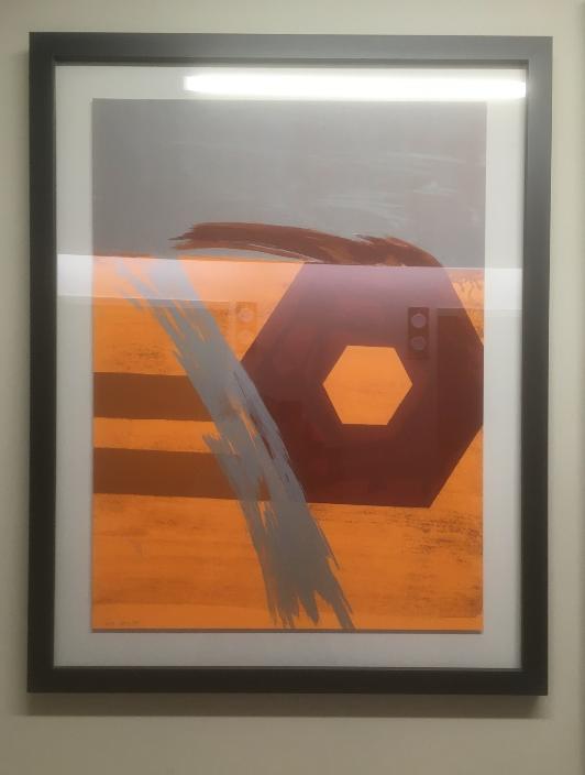 Seattle Hex in Orange by John Franklin Koenig, Image 1.