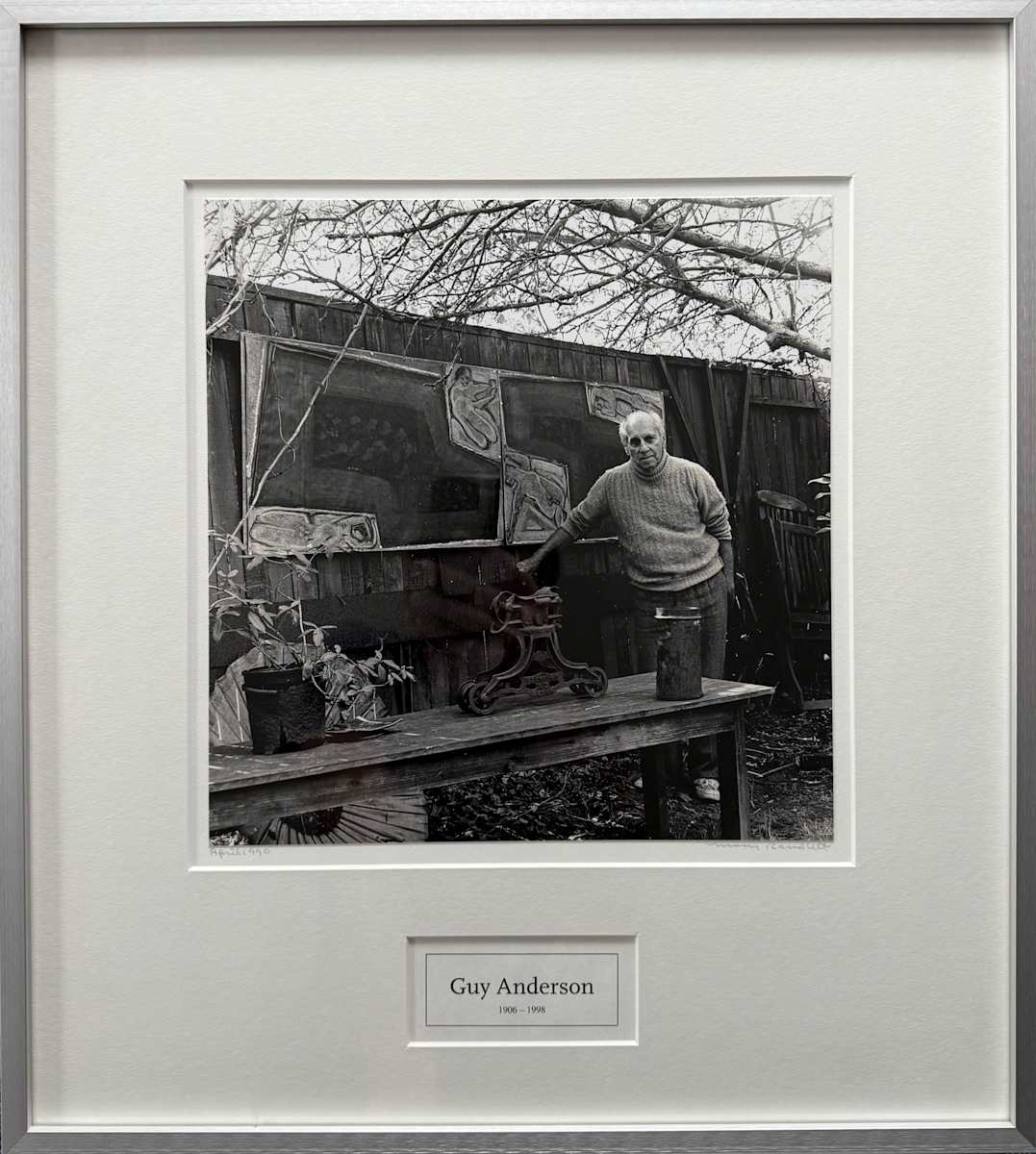 Guy Anderson Portrait by Mary Randlett, Image 1.