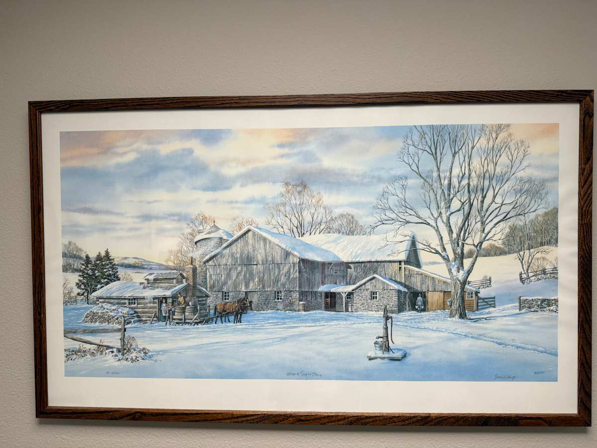 Maple Sugar Time (Reproduction) by Jack Wemp, Image 1.