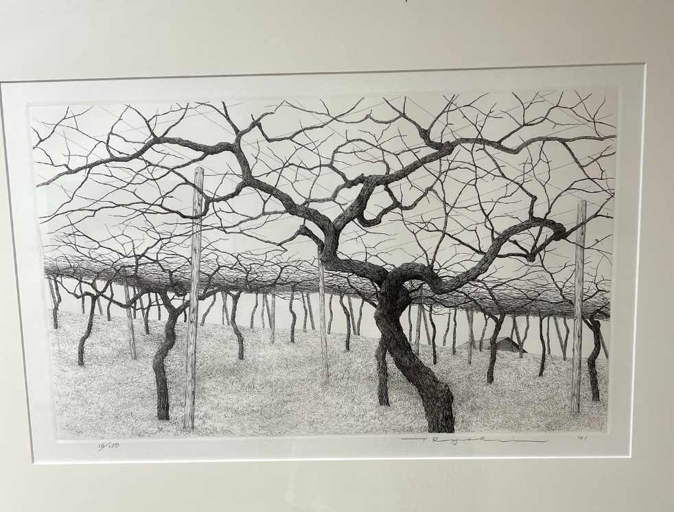 Orchard Etching, Image 1.