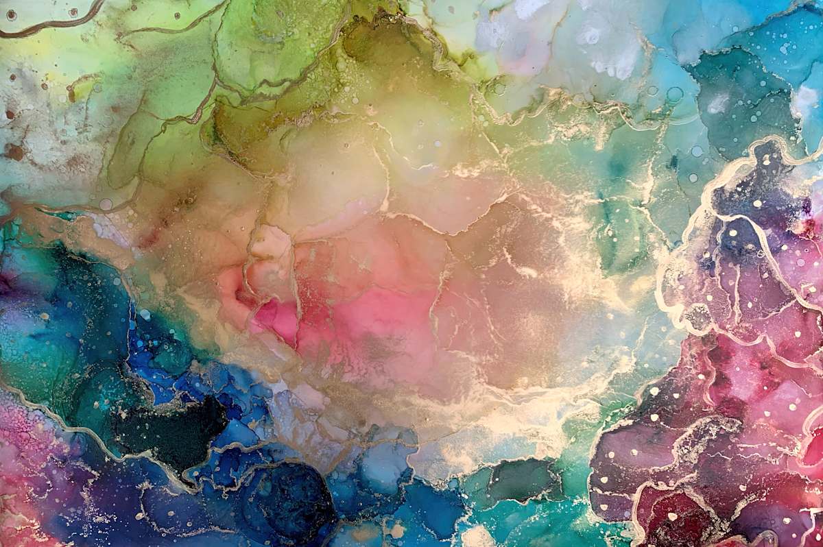 Twirling through Galaxies by Stella Robinson Lightheart 