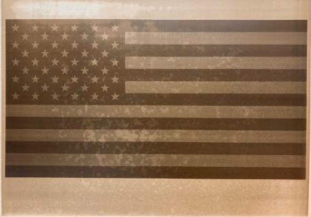 4th of July Barbecue Flag (State II) by Ruben Ortiz Torres 