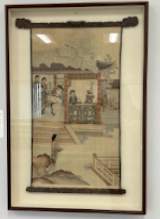 Hanging Scroll 002  Image: Women in a Garden Pavillion