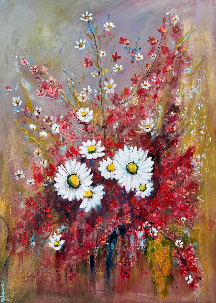 Dancing Daisies by Michelle M Johnson 