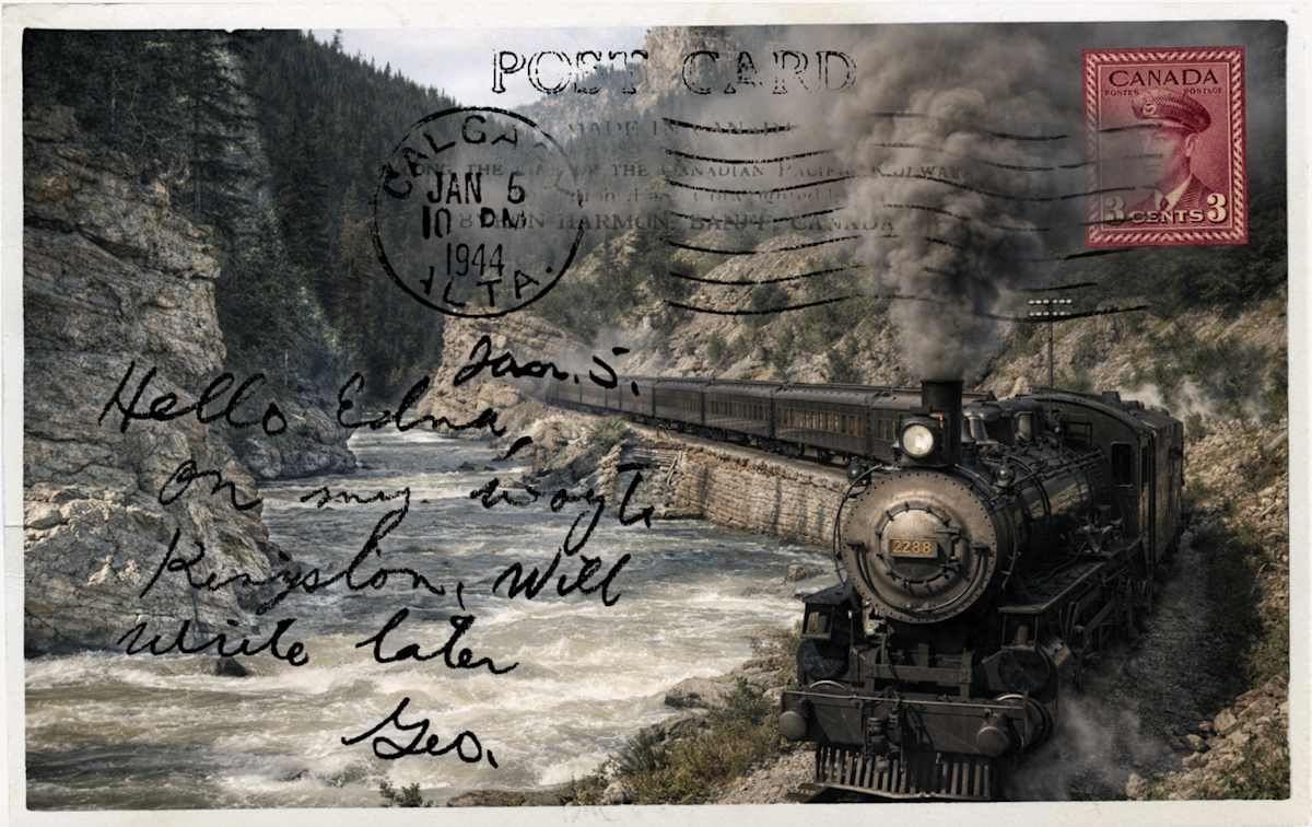 Between Rock and River, 1944 by Peter Tertzakian, Image 1.