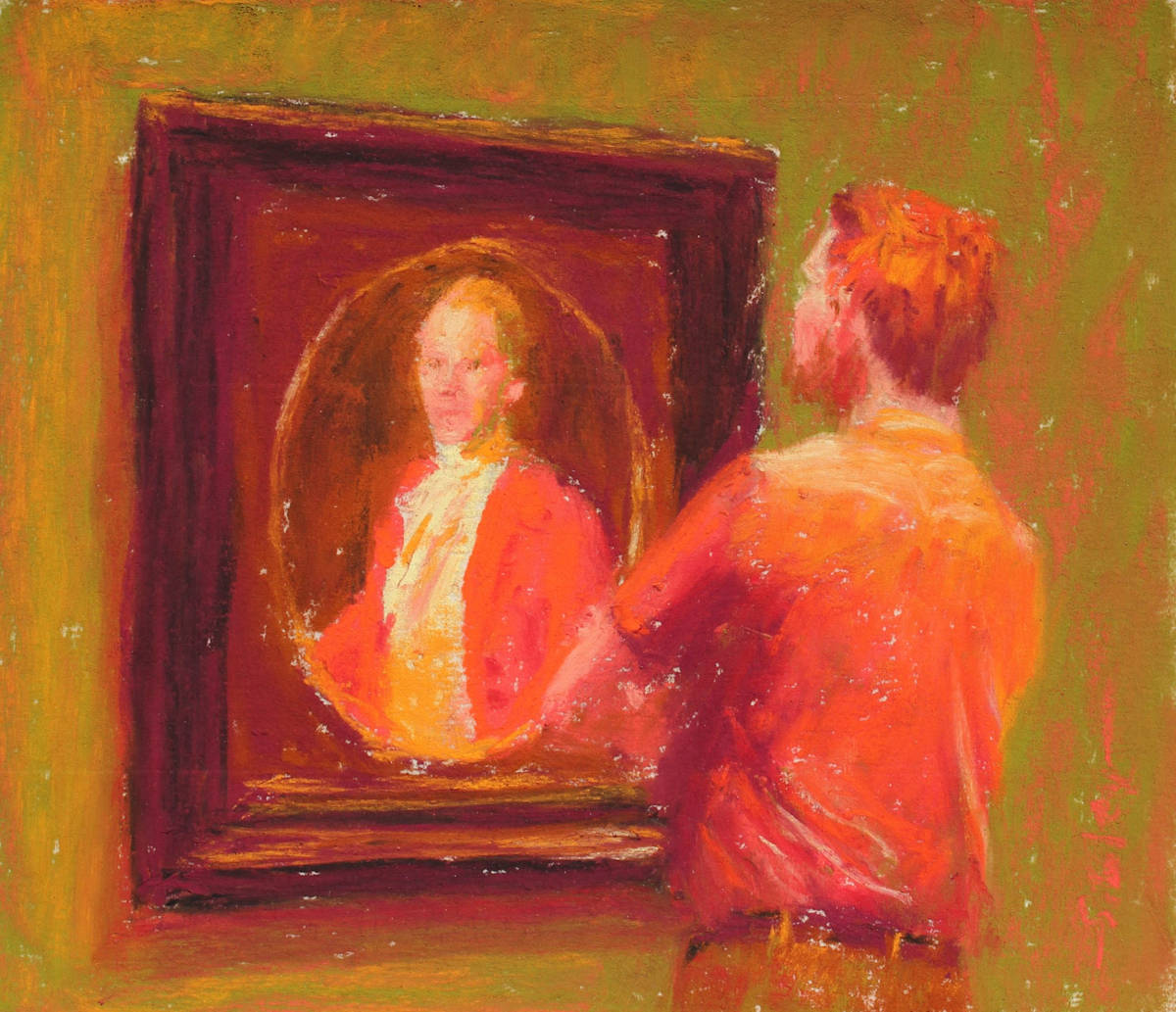 Past Meets Present by Gail Sibley  Image: Gallery Goer Series