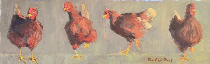 Chicken Parade by David Williams 
