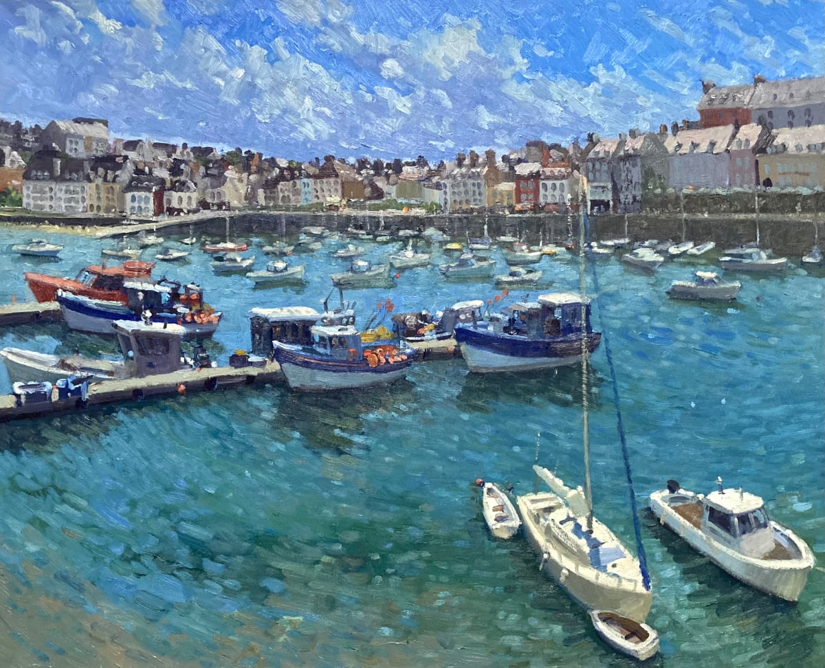 Douarnenez Port by David  A. Williams 