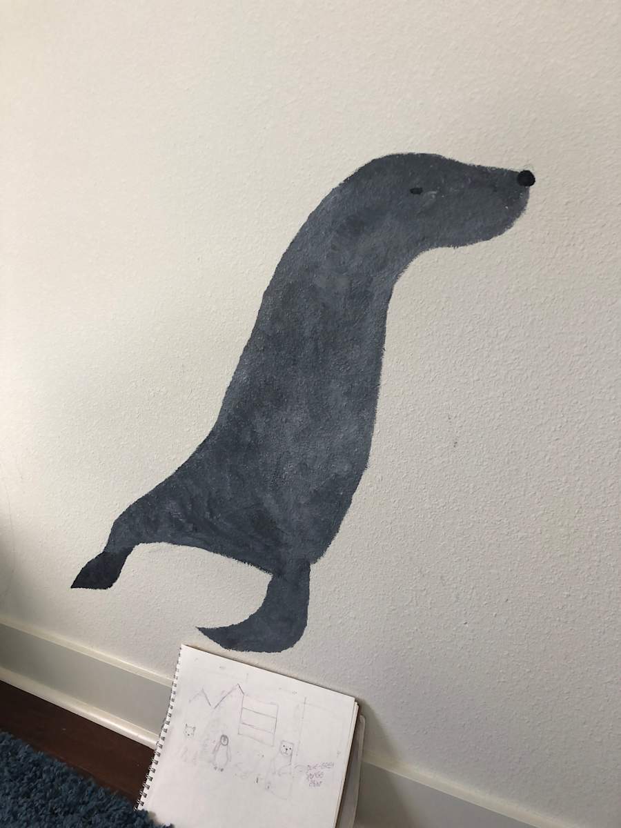Arctic Circle Mural in Nursery by Allison "Ally Bee" Findeiss-Becker 