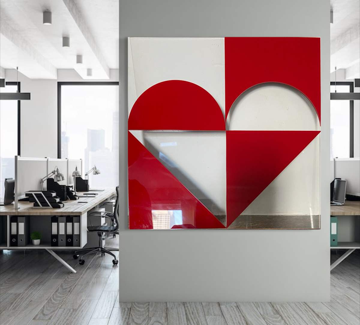 Yin Yang Heart by Allison "Ally Bee" Findeiss-Becker 