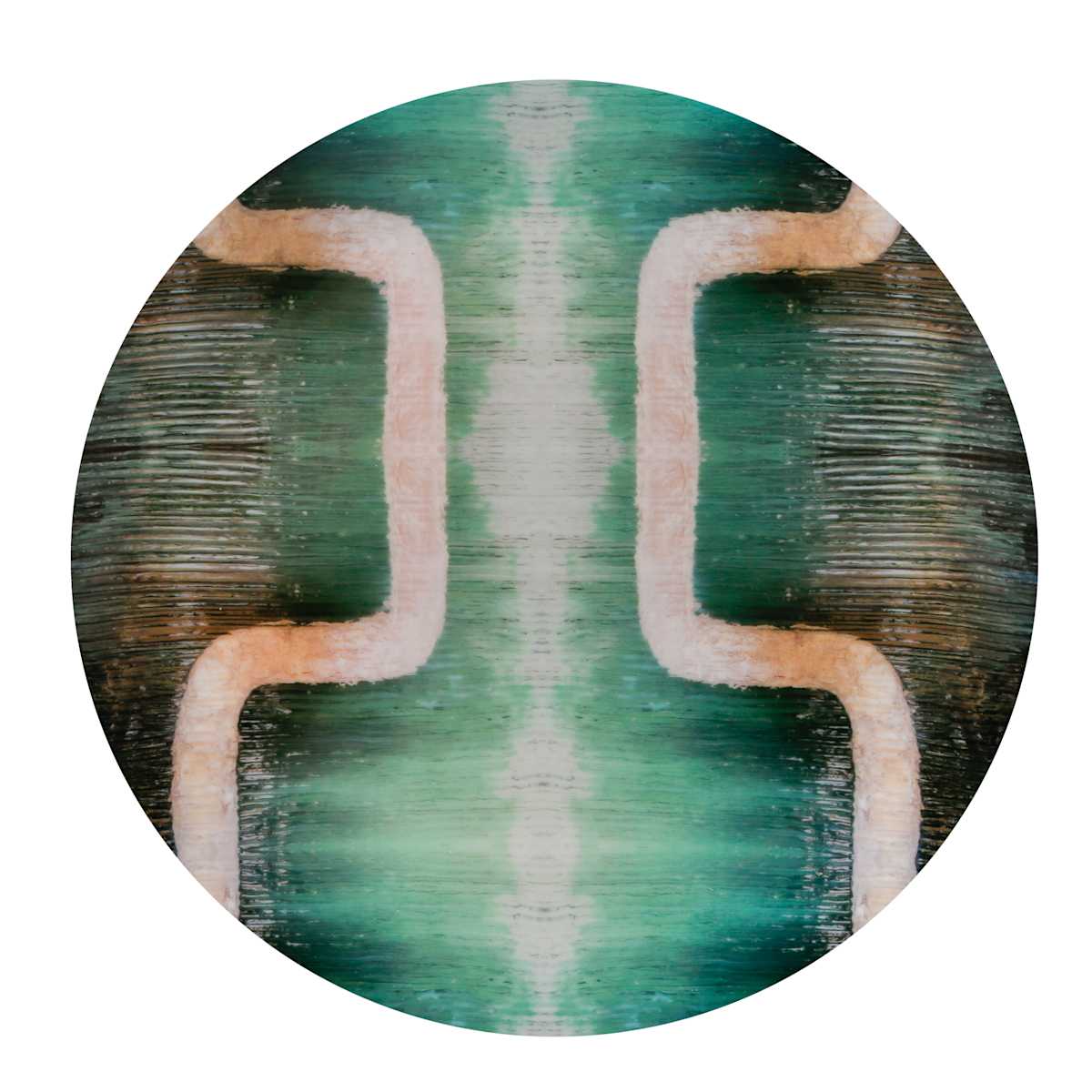 Ups and Downs Plate by Allison "Ally Bee" Findeiss-Becker 