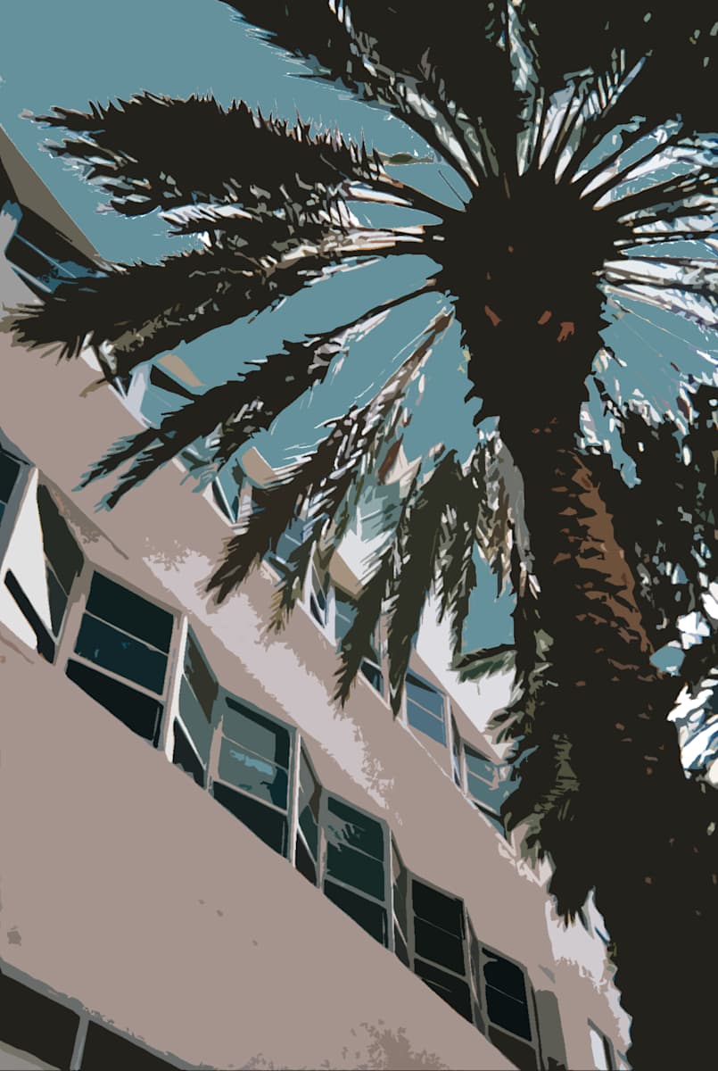 Lapidus Palms by Allison "Ally Bee" Findeiss-Becker 
